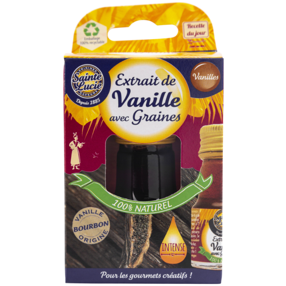 Sainte Lucie Vanilla Extract with Seeds 20ml