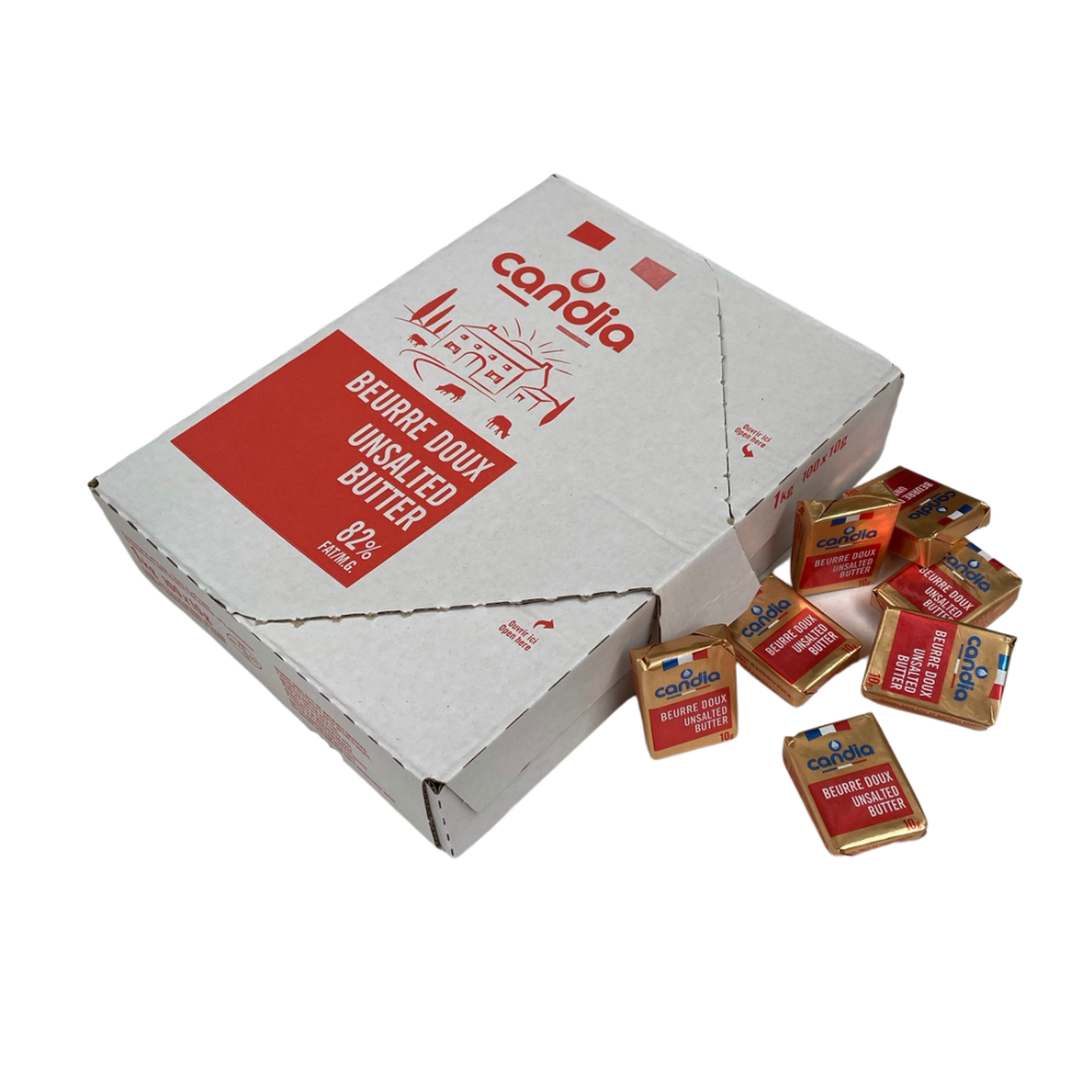 1kg Candia Unsalted Butter Portions Box