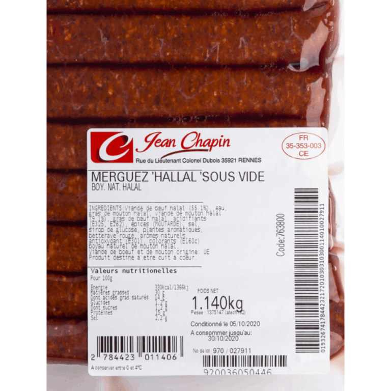 Merguez Halal 1kg · BonneBouffe