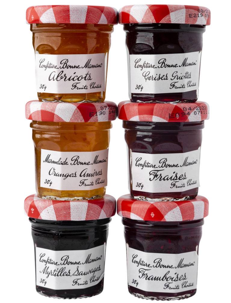 Bonne Maman Jam Mini Jar Assortment 6 x 30g · BonneBouffe