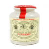 Pommery wholegrain mustard 500g stoneware jar with a wax-sealed cork lid.
