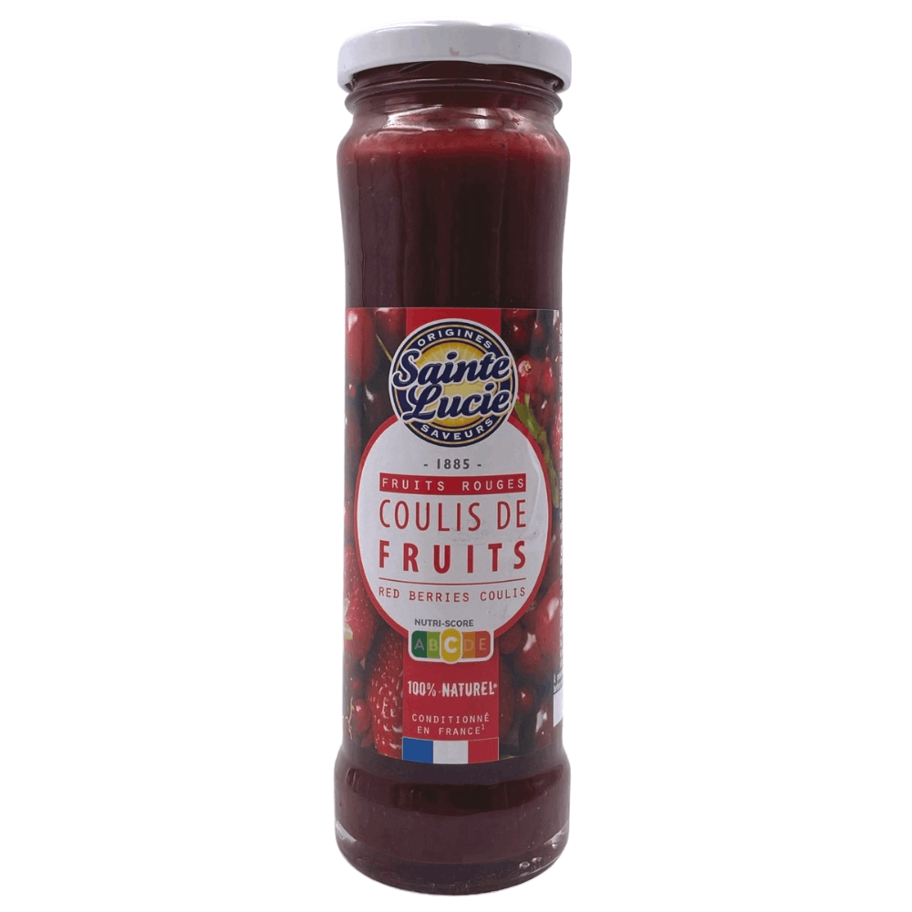 Sainte Lucie Red Fruits Coulis New Packaging