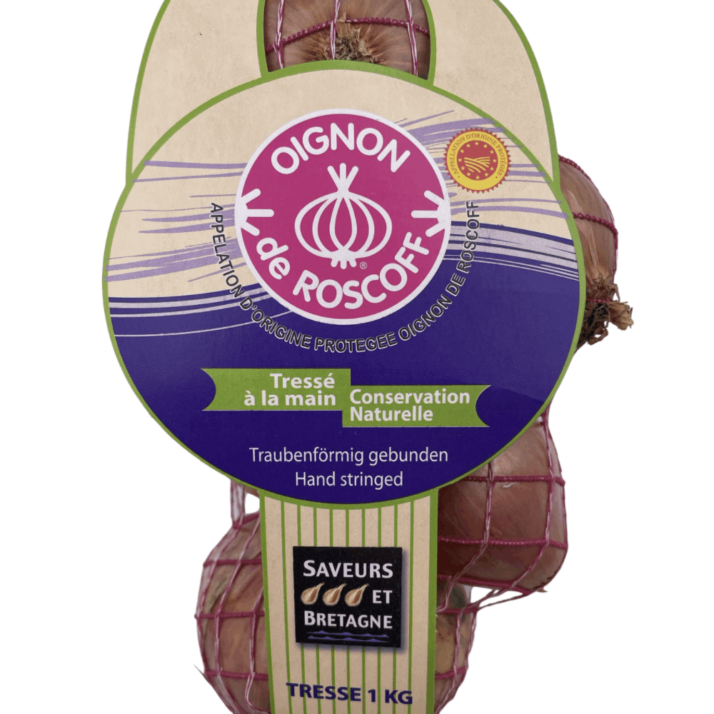 Roscoff Onions New Packaging Close Up