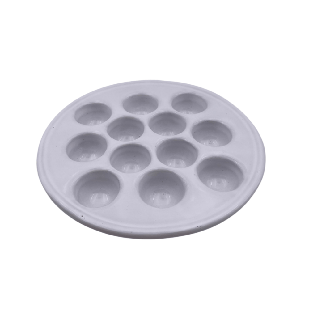 2 Part Ceramic Snail Dish Top