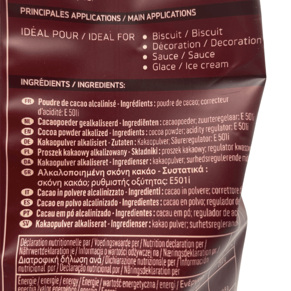 Callebaut Plein Arome Cocoa Powder Ingredients