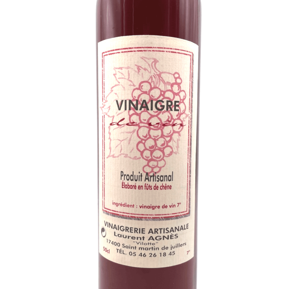 Laurent Agnes Red Wine Vinegar 500ml Close Up