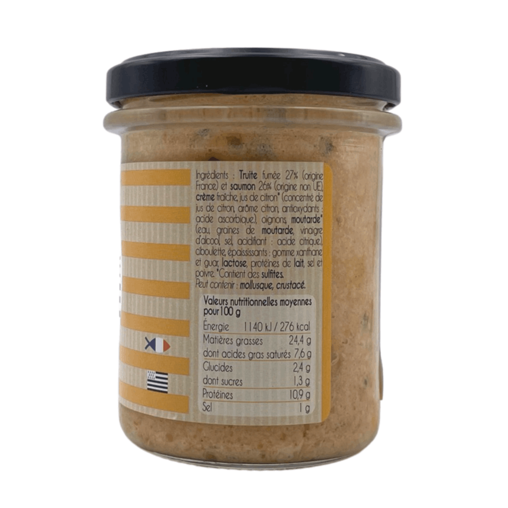 Pere Eugene Smoked Trout Rillettes 170g Ingredients