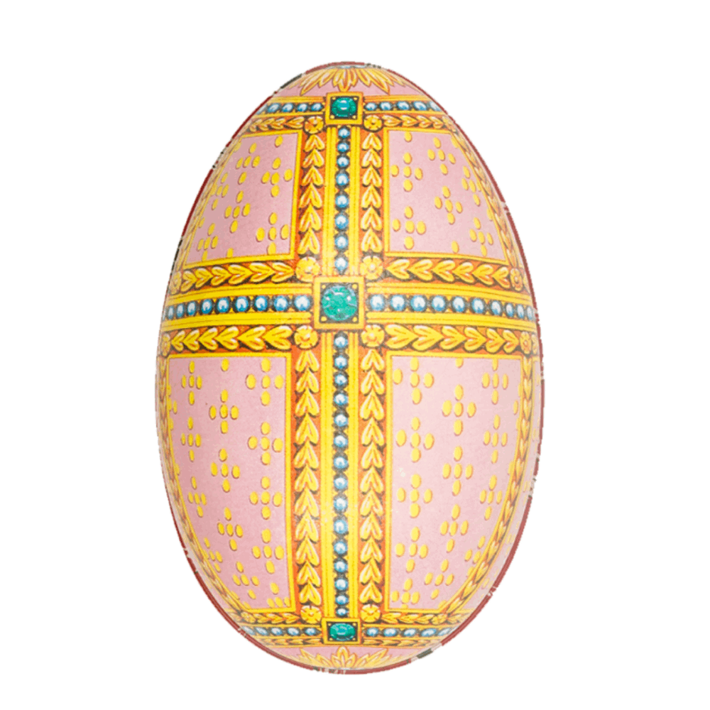 Biscuiterie de Provence Faberge Egg Pink Closed