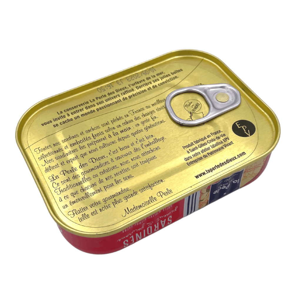 Sardines in Olive Oil and Chili La Perle Des Dieux 115g