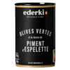 Ederki Green Olives With Piment d'Espelette 300g