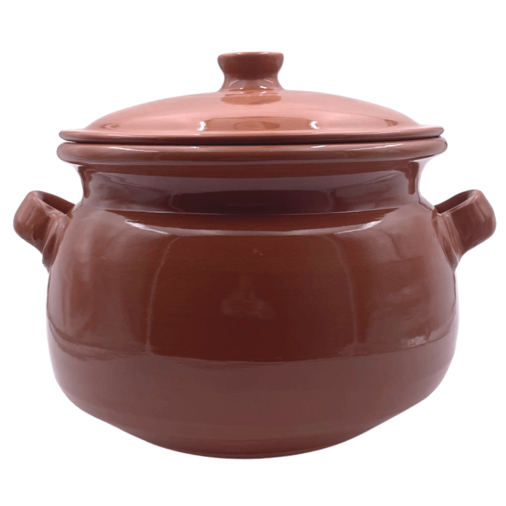 Extra Large Terracotta Cooking Pot with Lid 7l - Image 7
