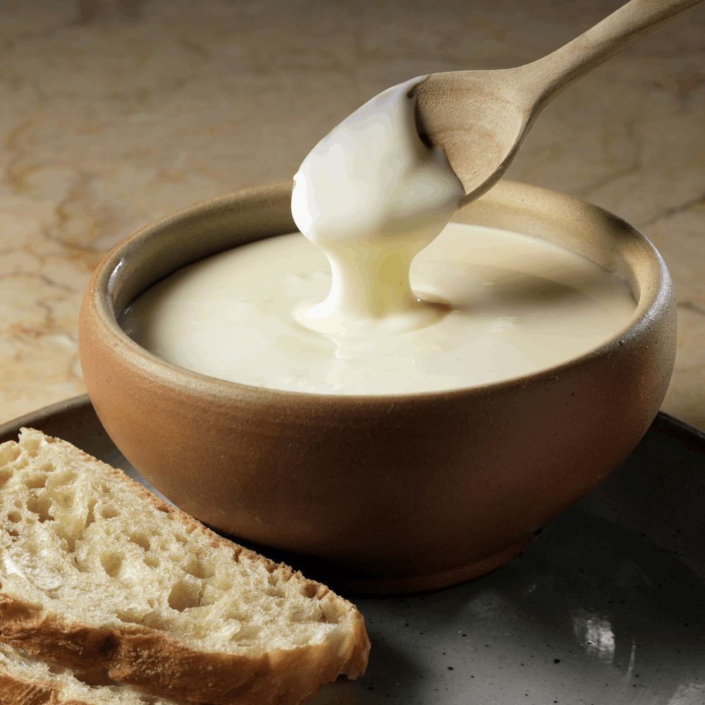 Cancoillotte Cheese with Garlic 240g - Image 4