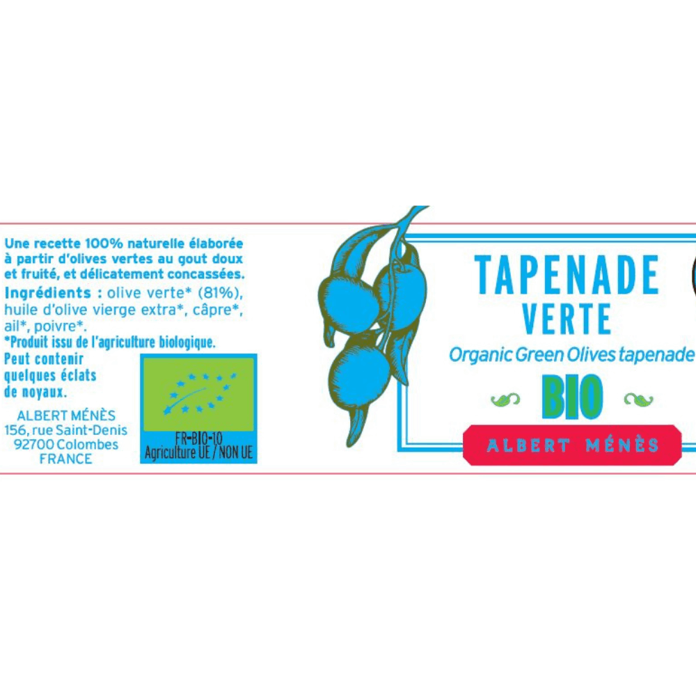 Albert Ménès Organic Green Tapenade 90g · BonneBouffe