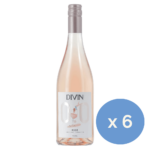 Divin Non-Alcoholic Rose Wine 0.0% ABV 75cl x 6
