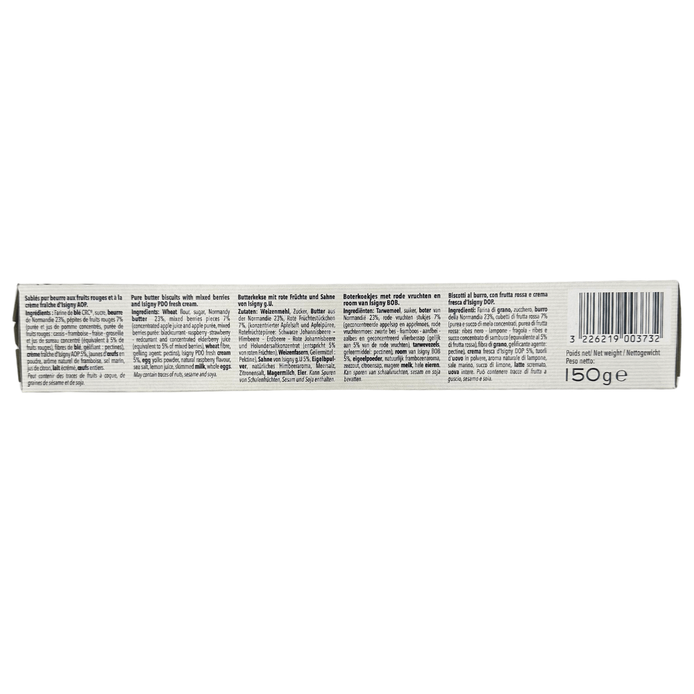 Biscuiterie de l'Abbaye Trouvillais Berries 150g BEST BEFORE 13/06/26 - Image 3