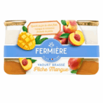 La Fermiere Peach and Mango Yogurt 160g x 6