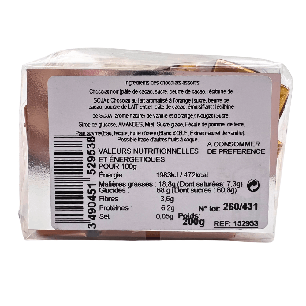 Diane de Poytiers Valrhona Chocolate Coated Nougat Assortment 200g - Image 5