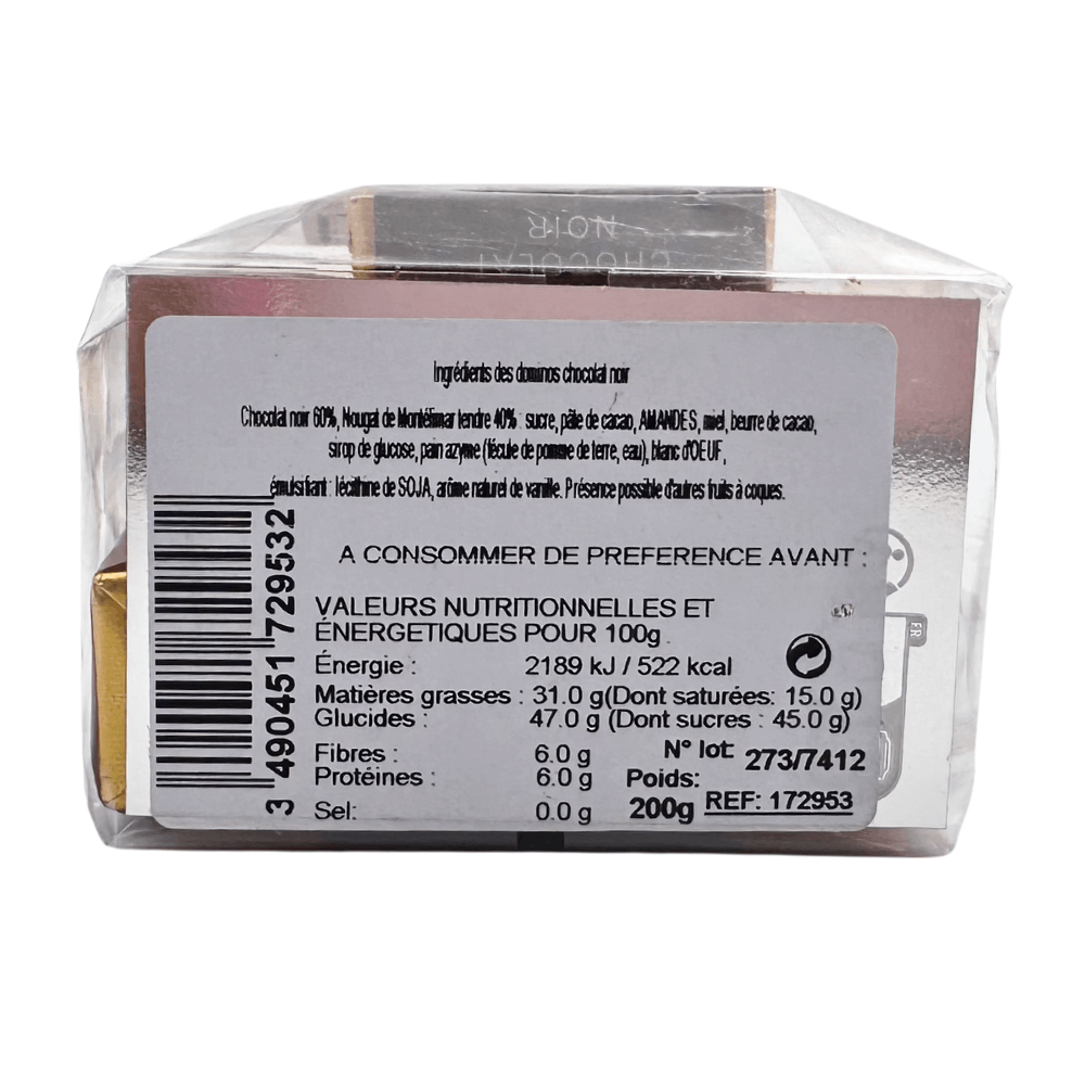 Diane de Poytiers Valrhona Dark Chocolate Coated Nougat Assortment 200g - Image 4