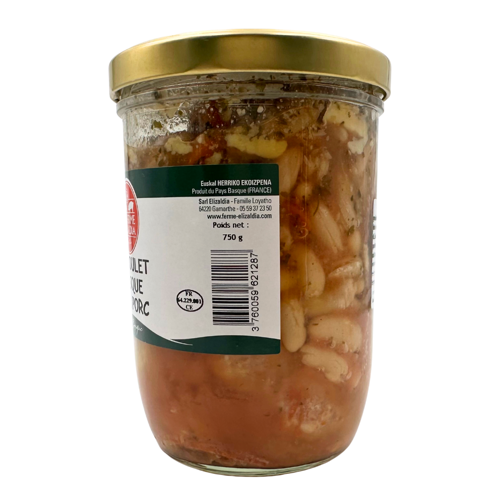 Elizaldia Pork Cassoulet with Espelette Chilli Pepper 750g - Image 2