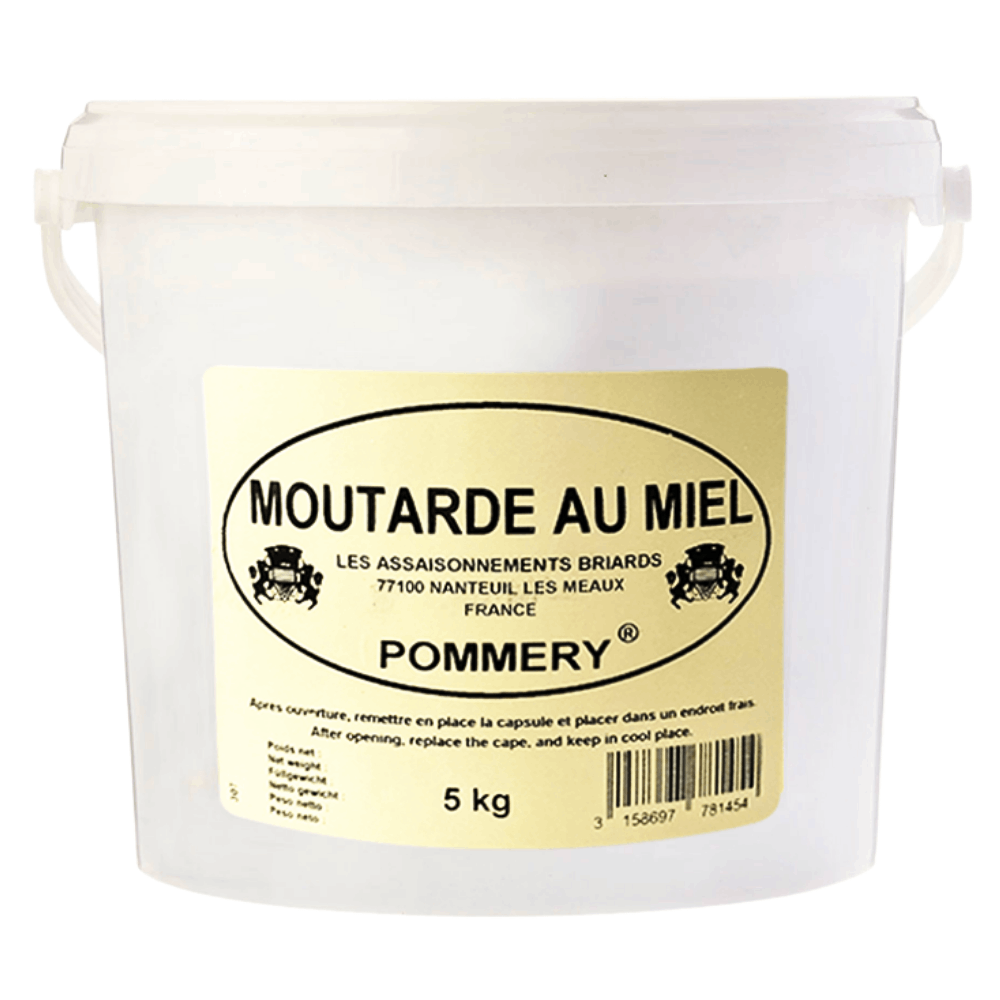 Pommery Wholegrain Mustard with Honey 5kg