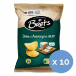 Brets Bleu d'Auvergne Crisps 125g x 10