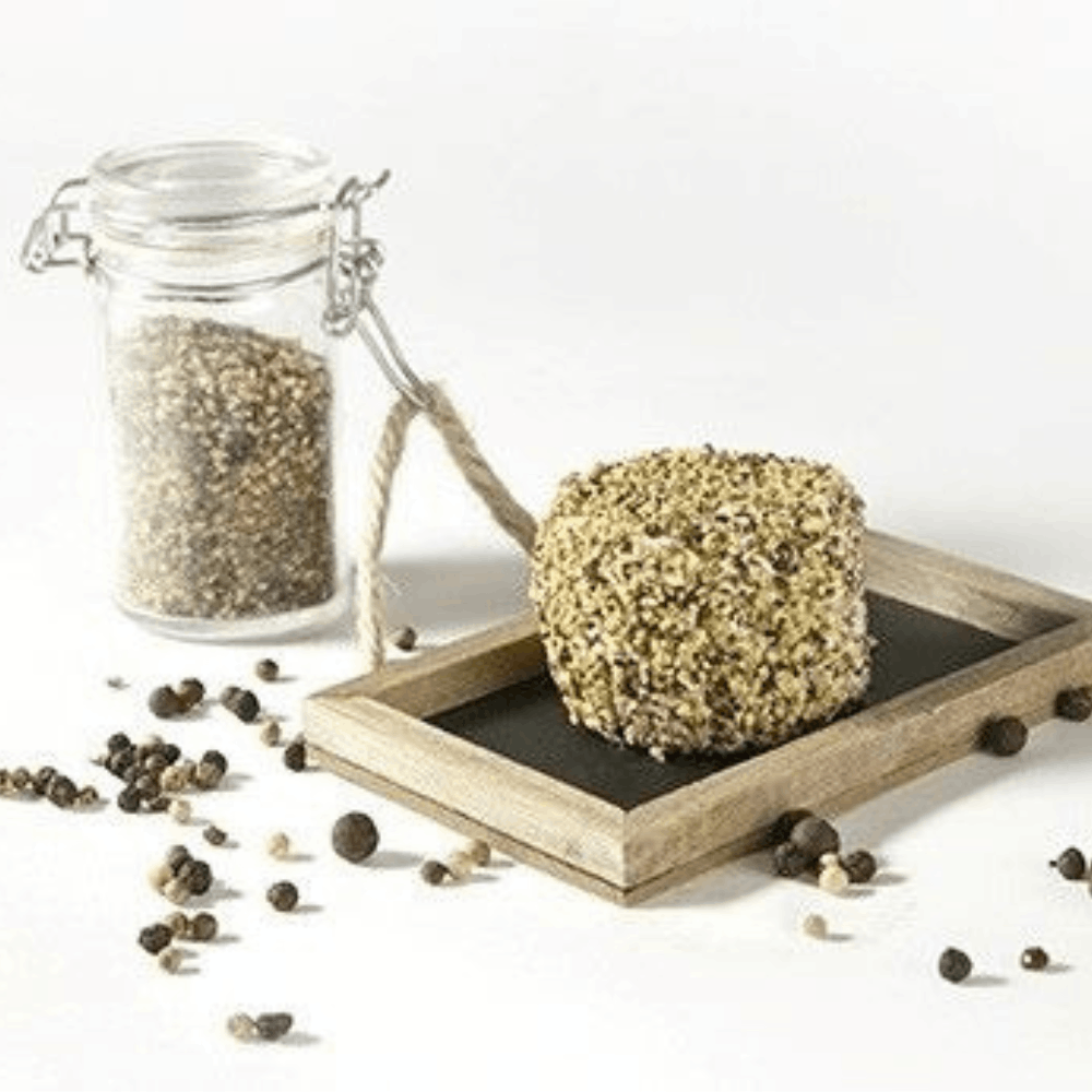 Goat Cheese Coated with Black Pepper 80g x 6 - Image 2