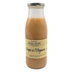 Creamy French onion soup 500ml bottle with front ingredients label