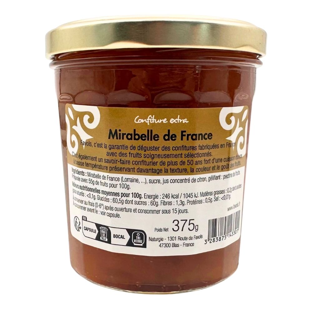 Favols French Mirabelle Jam 375g - Image 3