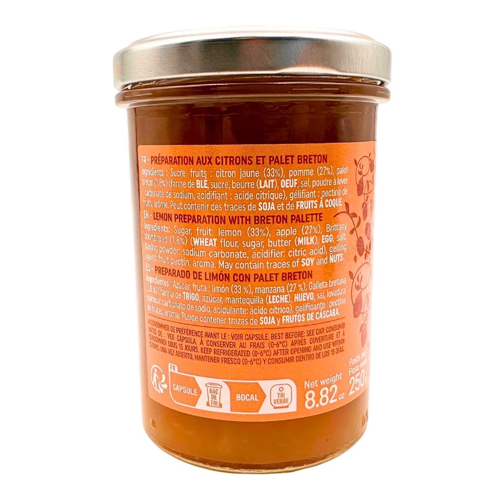Favols Lemon and Palet Breton Jam 250g - Image 4