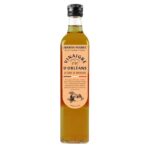 Front view of a 500 ml bottle of Martin-Pouret Normandy Cider Vinegar on a white background.