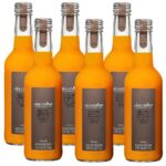 Six bottles of Alain Milliat Bergeron apricot nectar 330ml