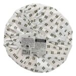 Brie Montsalvy 1kg cheese, wrapped wheel with ingredients and nutrition label