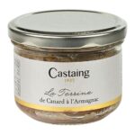 Castaing Duck Terrine with Armagnac 180g jar, front view