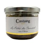 Castaing Duck Terrine with Olives 180g jar from south-west France
