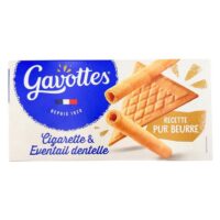 gavottes cigarette dentelle et Eventail Dentelle, Waffelmischung mit Vanille French cookies are equally delicious as those fabled desserts Dessert Biscuit Assortment Cigarette et