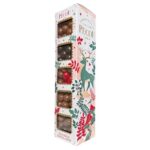 Maison Pécou Forêt Enchantée chocolate and nut selection 400g festive gift box with viewing windows.